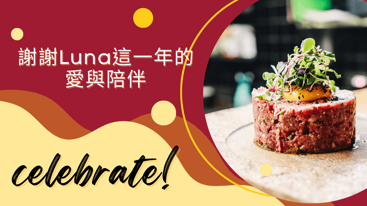 謝謝Luna這一年的愛與陪伴的文章精選圖